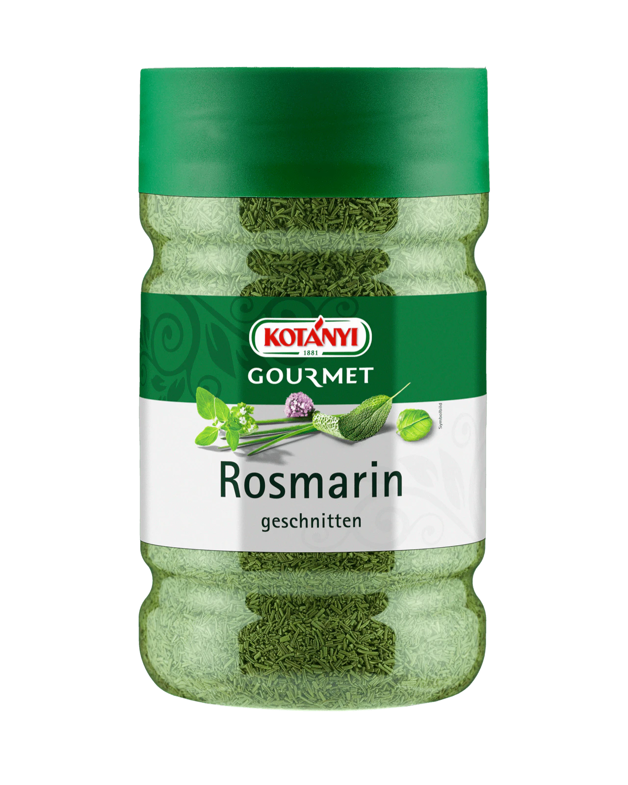 Kotányi Gourmet Rosmarin geschnitten in der 1200ccm Dose