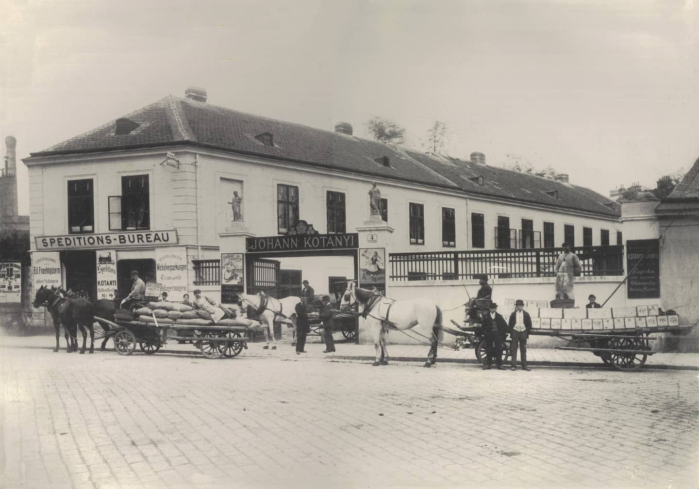 ursprüngliche Kotányi Fabrik in Ungarn