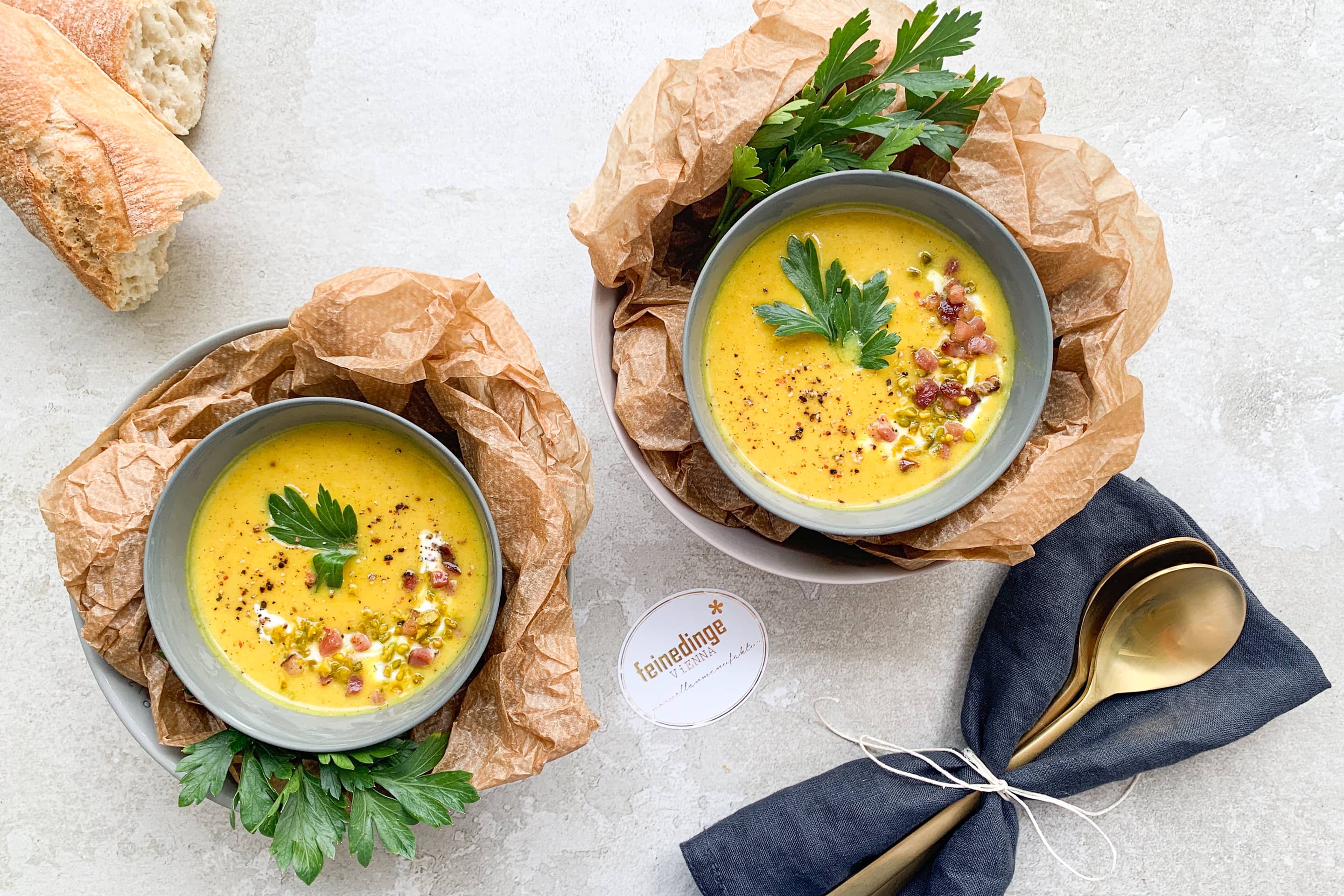 Golden Parsnip Soup Website