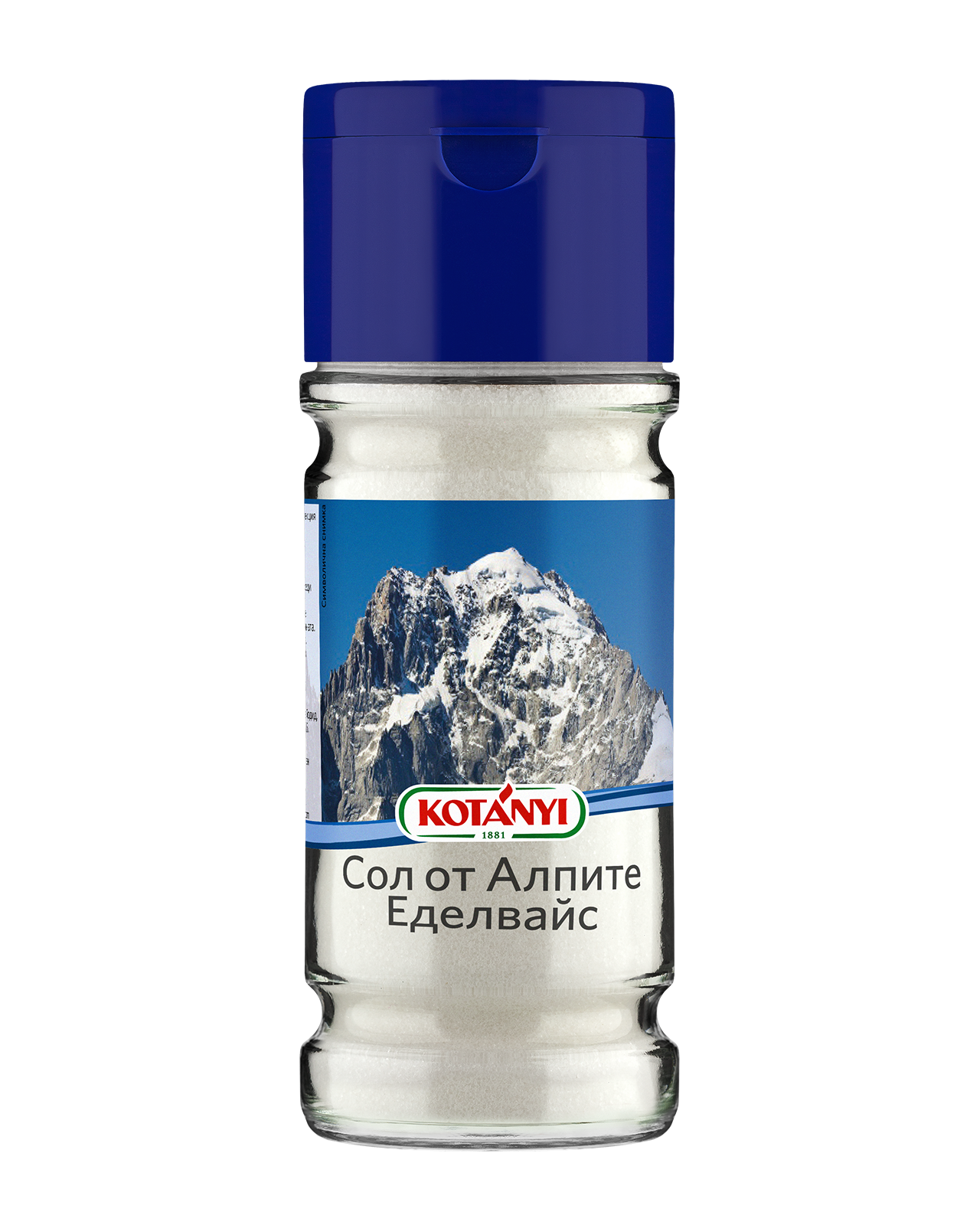 608410 Kotanyi Сол от Алпите Еделвайс B2c Glass L
