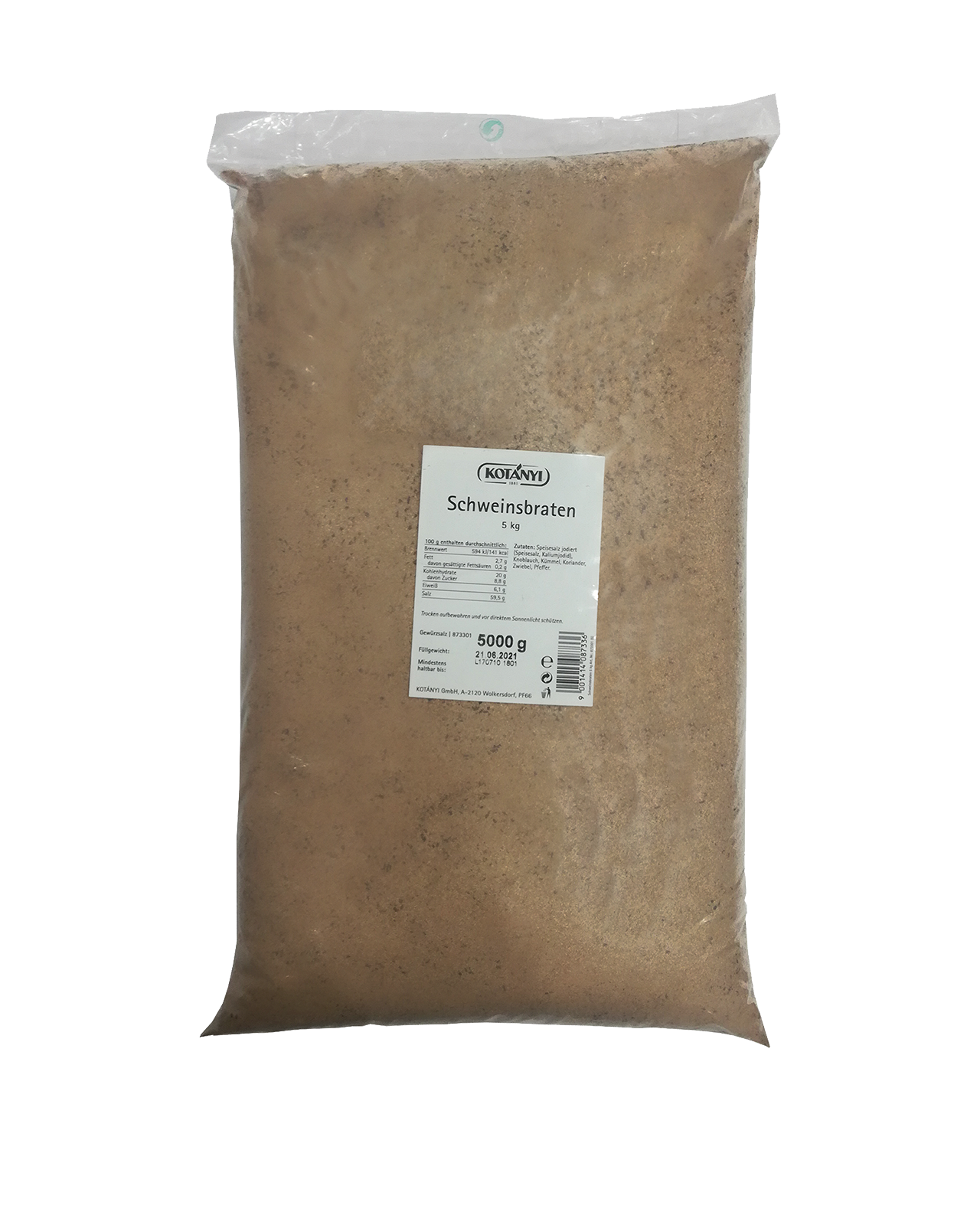 873301 Kotanyi Микс за свинско месо B2b Bag1kg