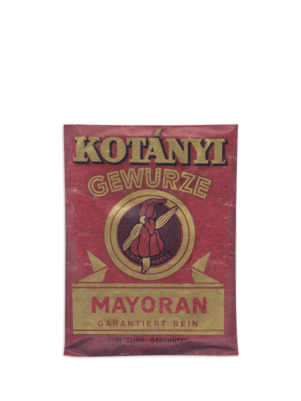 Пликче с майорана Kotányi от 1900 г.