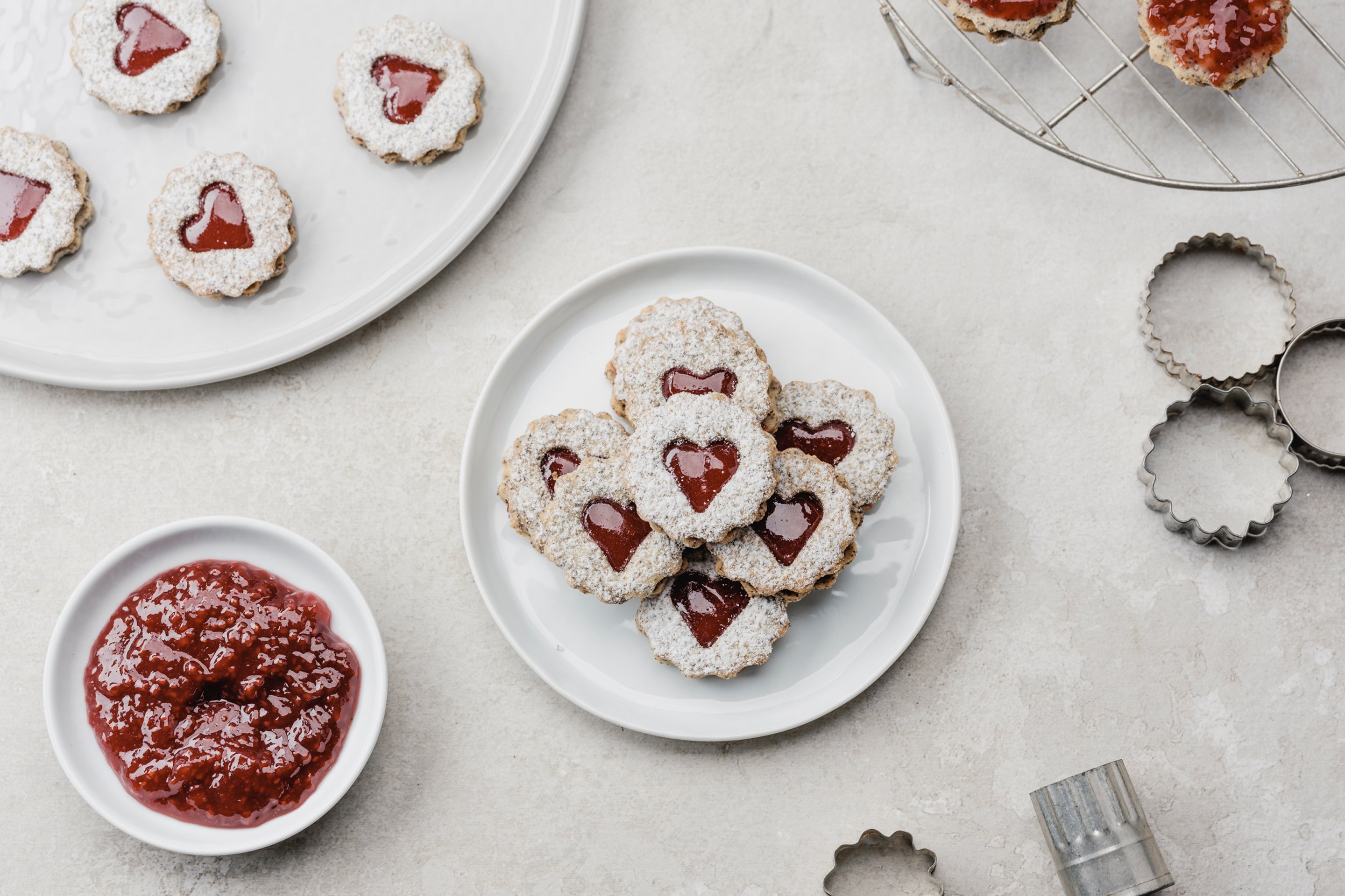 Poppyseed Jam Cookie